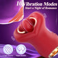 3-in-1-Vibrator-Sexspielzeug zum Küssen und Lecken von Frauen
