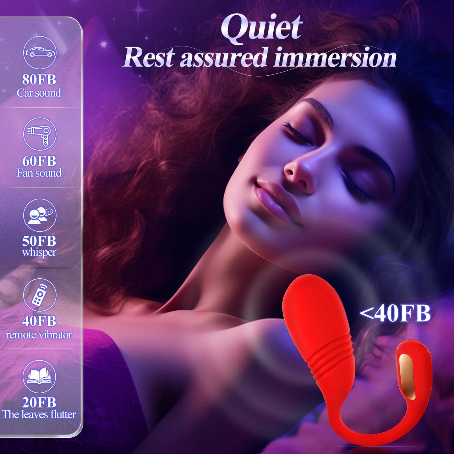 2 in 1 stoßender und vibrierender G-Punkt-Vibrator mit App-Steuerung