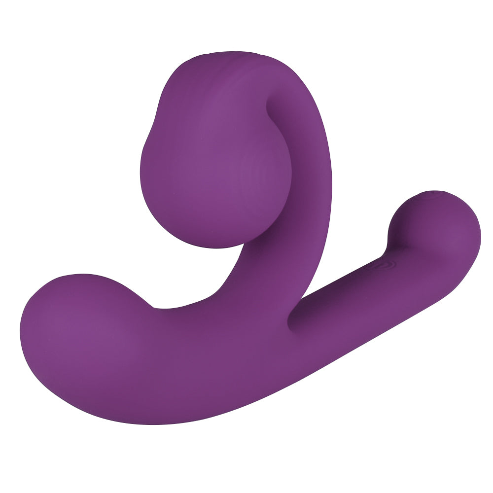 Schneckenvibrator für Klitoris und G-Punkt Einzigartiges Design (Lila)