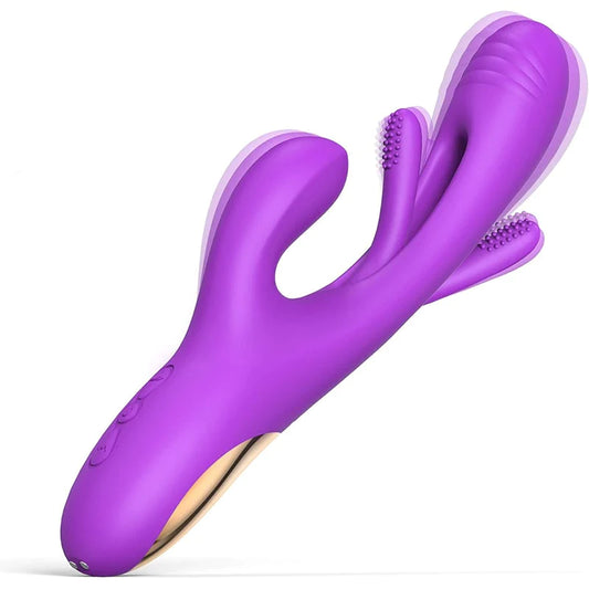Neues 3-in-1-G-Punkt-Kaninchenvibrator-Dildo-Sexspielzeug für Frauen