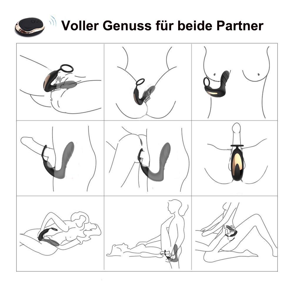Oskar | Analvibratoren mit Penisring & Prostate Stimulator für Männer