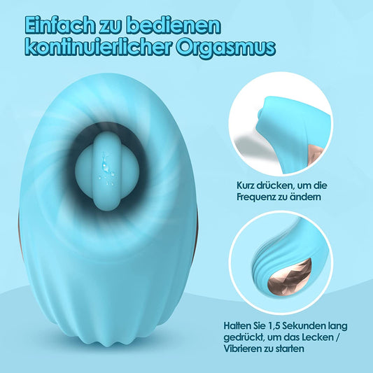 Klitoris Lecken Nippel Vibratoren für sie Clit Stimulator G-Punkt Realistische Zunge Vibrator