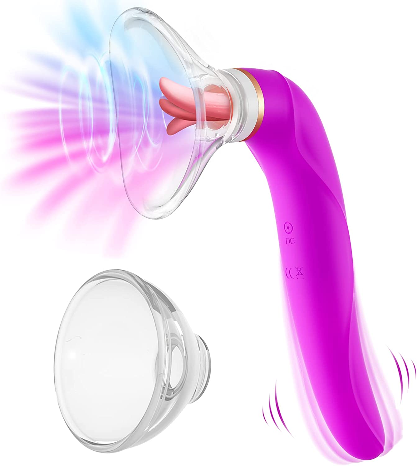 Klitoris Sauger Lecken Vibratoren Dildo,Sex Spielzeug für die frau Foto