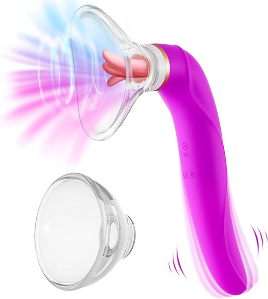 Klitoris Sauger Lecken Vibratoren Dildo,Sex Spielzeug für die frau