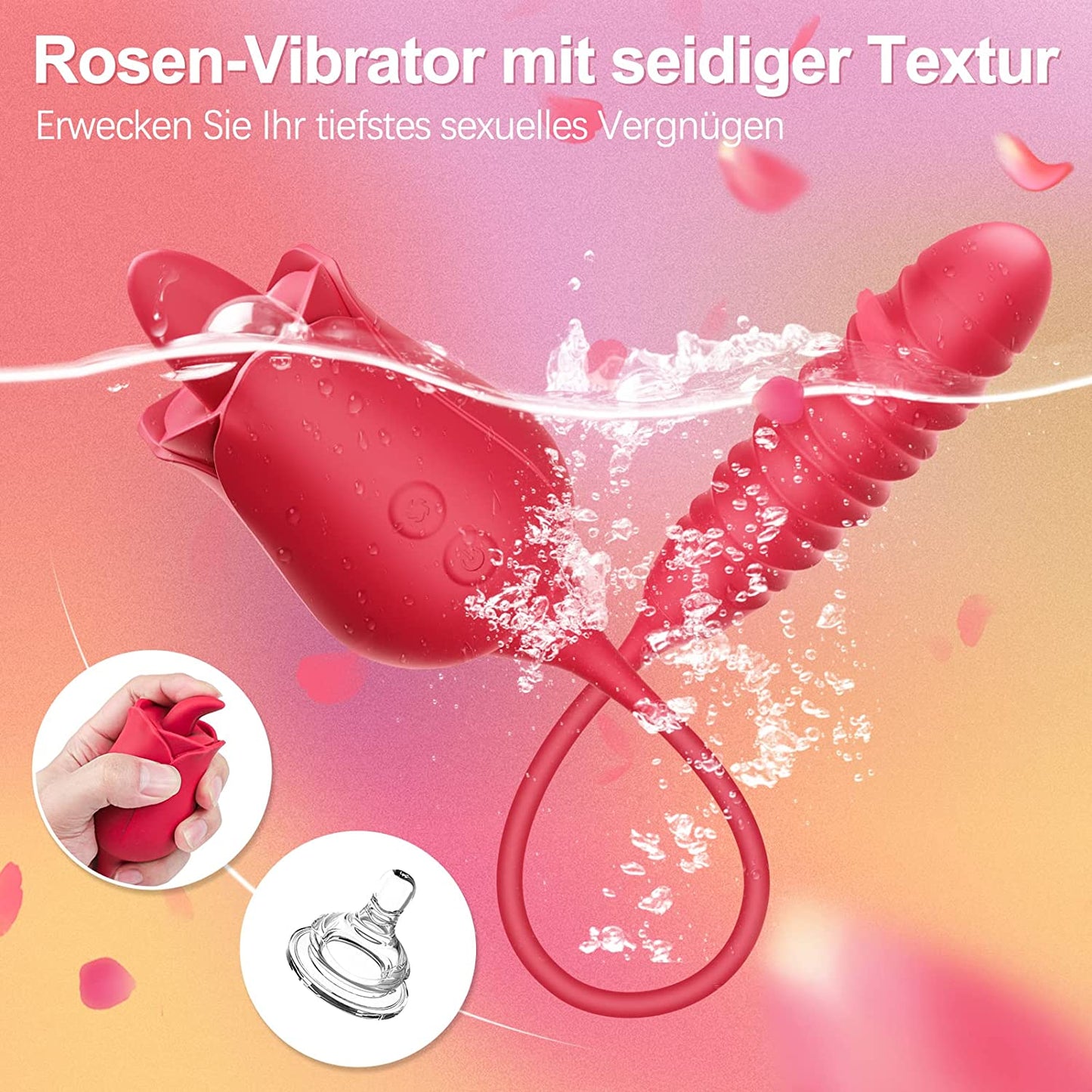 Vibratoren für Sie Klitoris und G-punkt mit 10 Stoßfunktions