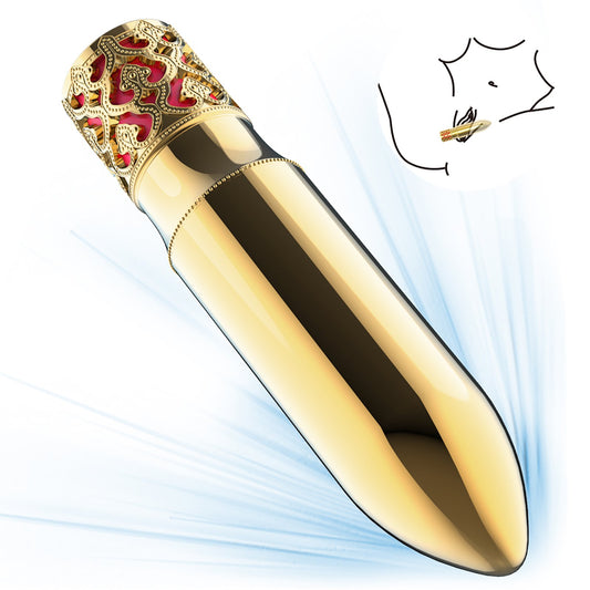 Goldenauge | Mini Vibrator mit 10 Vibrationsmodi für Frauen und Paare klassisch