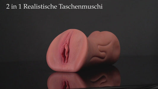 Realistischer Masturbator Taschenmuschi Sex Spielzeug für die Männer