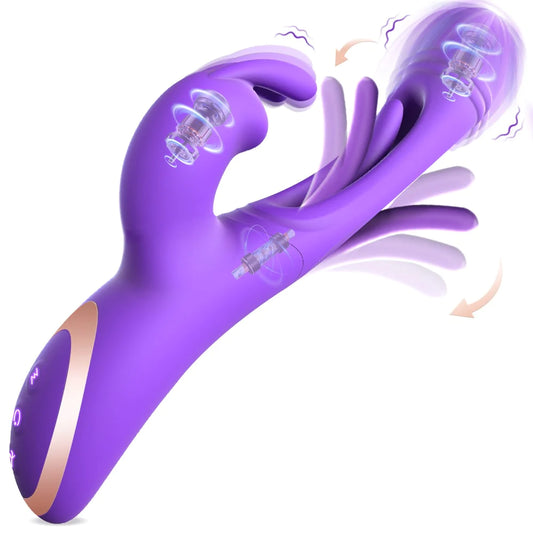 Einzigartiges 3-in-1-Vibratorspielzeug für den weiblichen G-Punkt mit Mehrfachstimulation