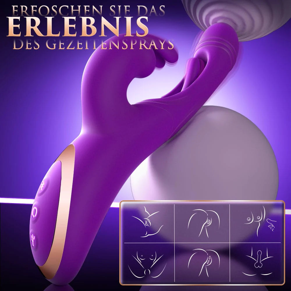 Einzigartiges 3-in-1-Vibratorspielzeug für den weiblichen G-Punkt mit Mehrfachstimulation