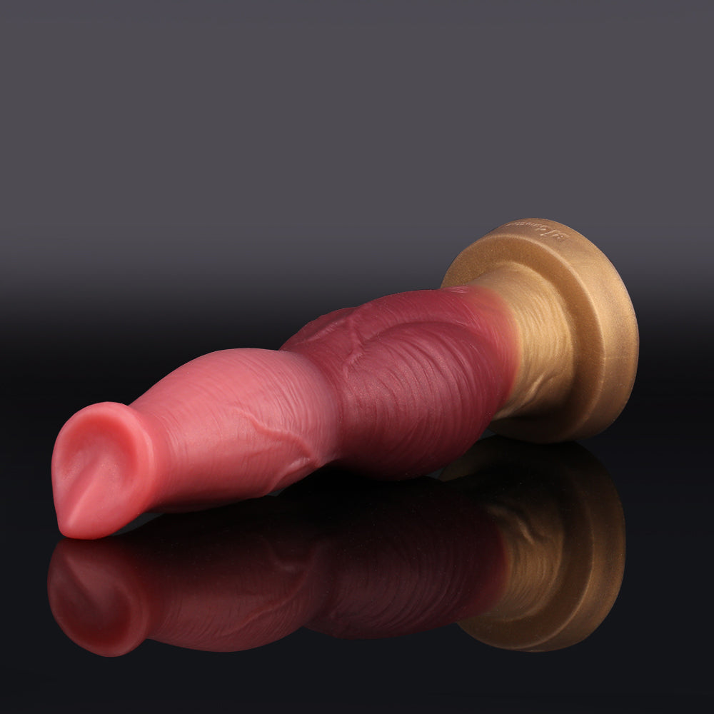 Lavina – 25,4 cm langer, stoßender, vibrierender, verspielter geknoteter Dildo