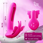 Tragbarer 4-in-1-Schmetterlingsvibrator mit mehreren Stimulationsbewegungen