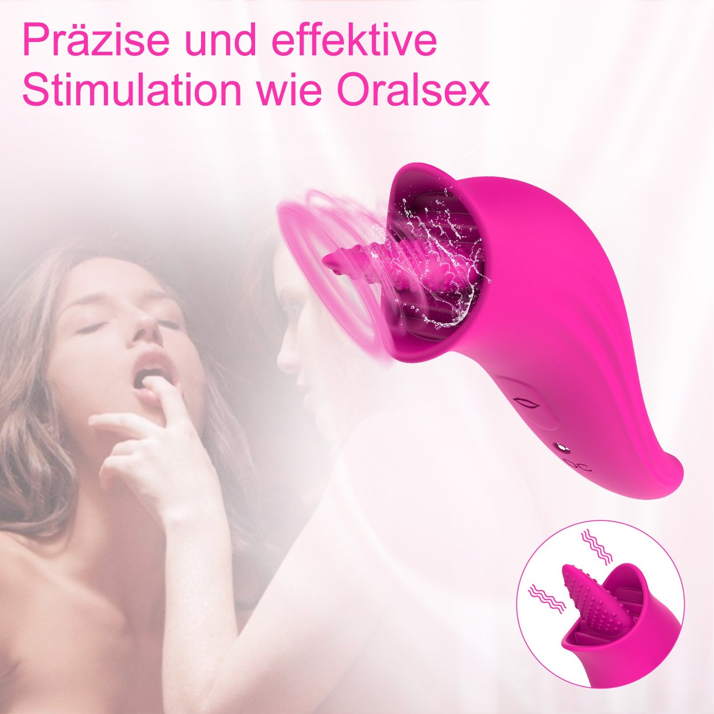 M6 | Klitoris Zungenvibratoren & G-Punkt Stimulator für Frauen