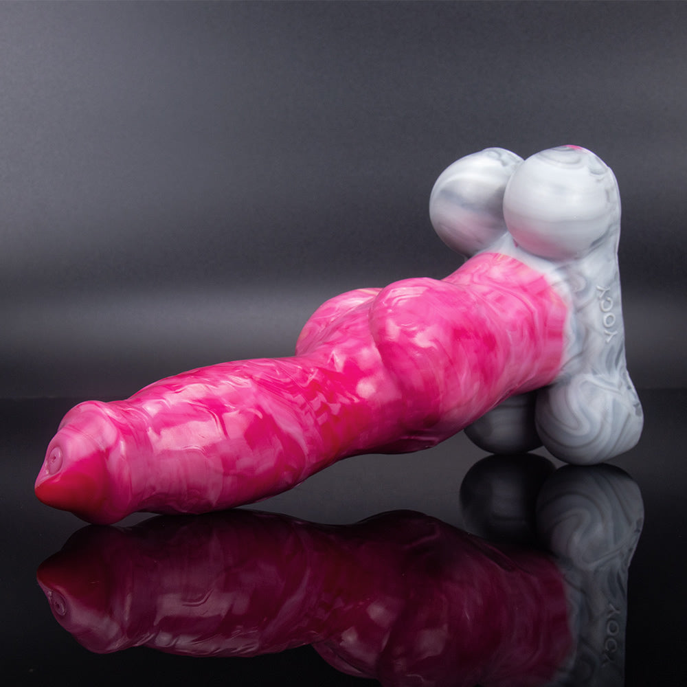 Deutscher Schäferhund Platin Silikon Hundedildo