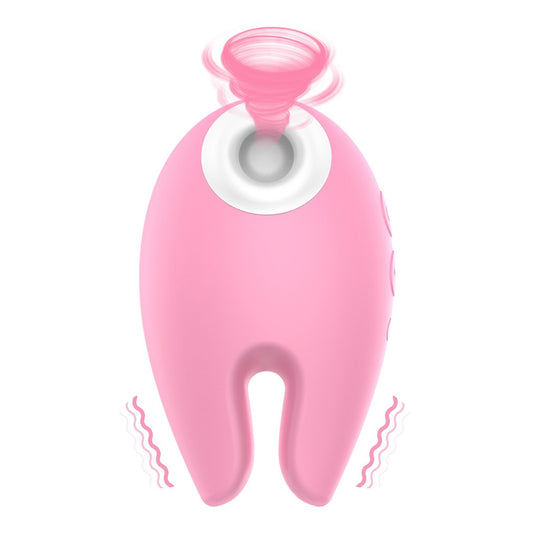 Raumschiff | 2 IN 1 Klitoris Saugender Vibrator & G-punkt Stimulation für Frauen