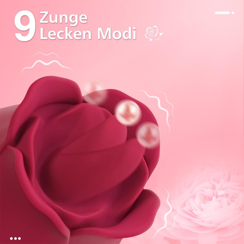 Tulpe | 2 in 1 Klitoris Zungenleckender Vibrator mit vibrierendem Ei