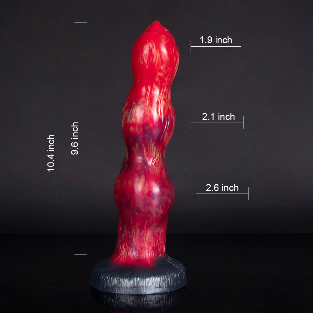 DANI | 26,41 CM Großer Fantasie-Dildo mit Hundeknoten