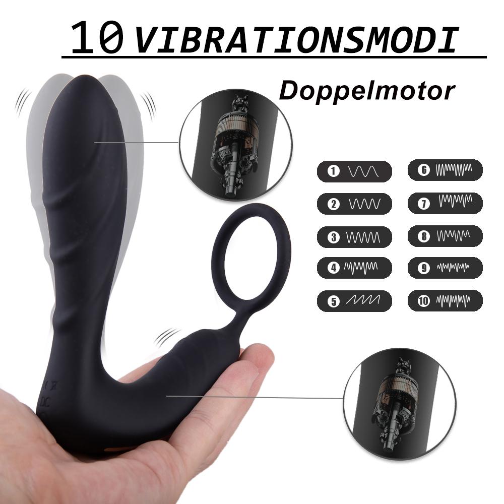 Oskar | Analvibratoren mit Penisring & Prostate Stimulator für Männer