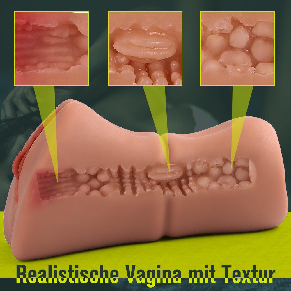 Cäcilia Realistische Masturbator Taschenmuschi mit 3D Klitoris Vagina