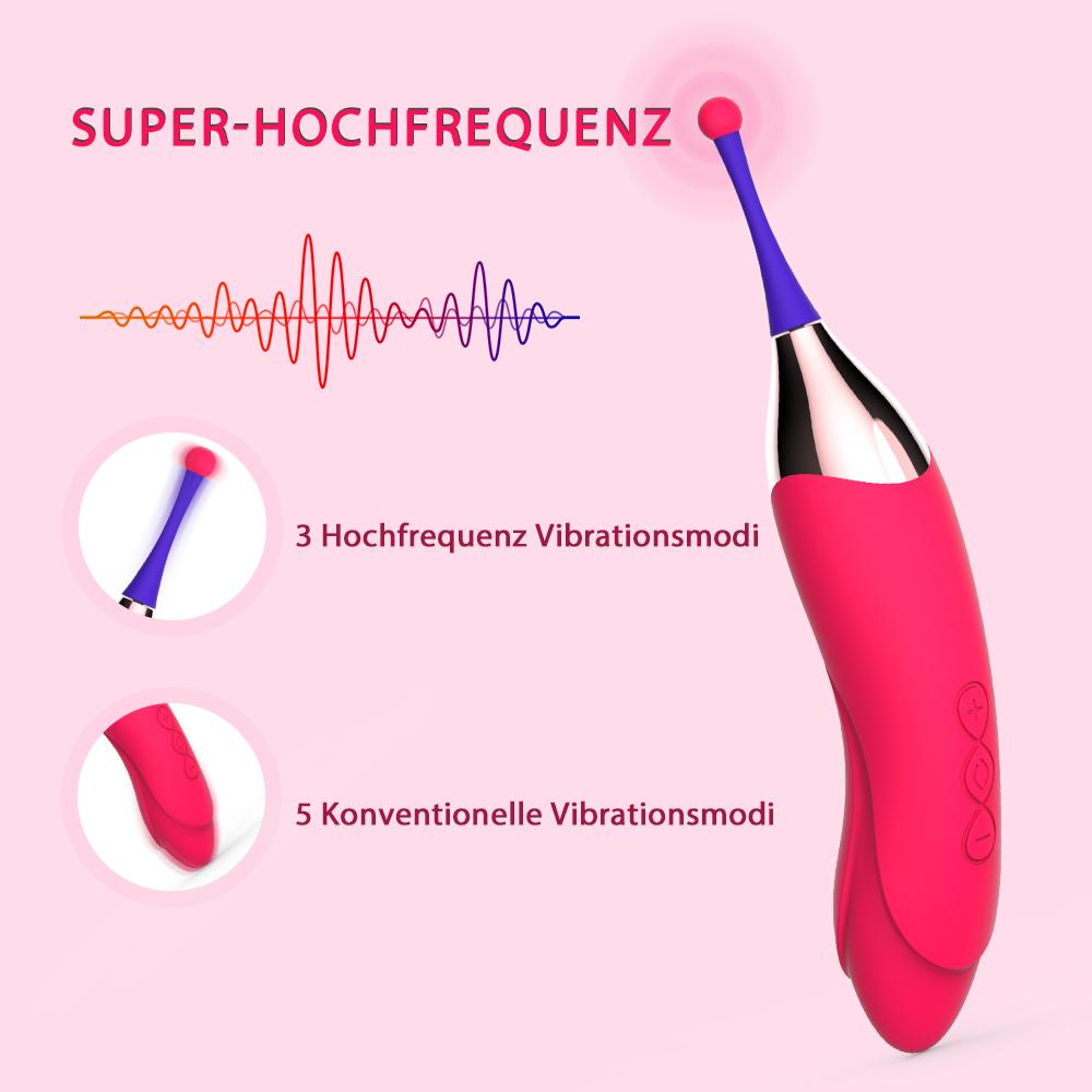 MIDOU | Hochfrequenz Klitoris Stimulator & Doppelkopf Analvibrator