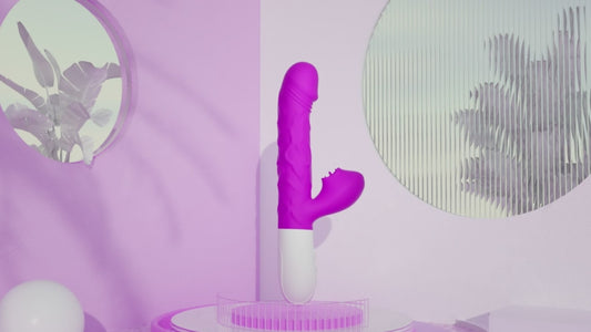 Stimulator Realistische Dildo mit 10 Vibrationsmodi G-Punkt Vibrator mit Stoßfunktion