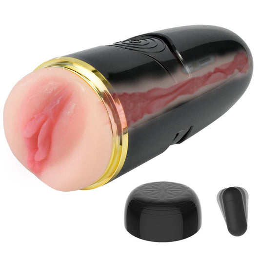 Yuna | 2 in 1 Masturbator Cup mit 10 Vibrationsmodi