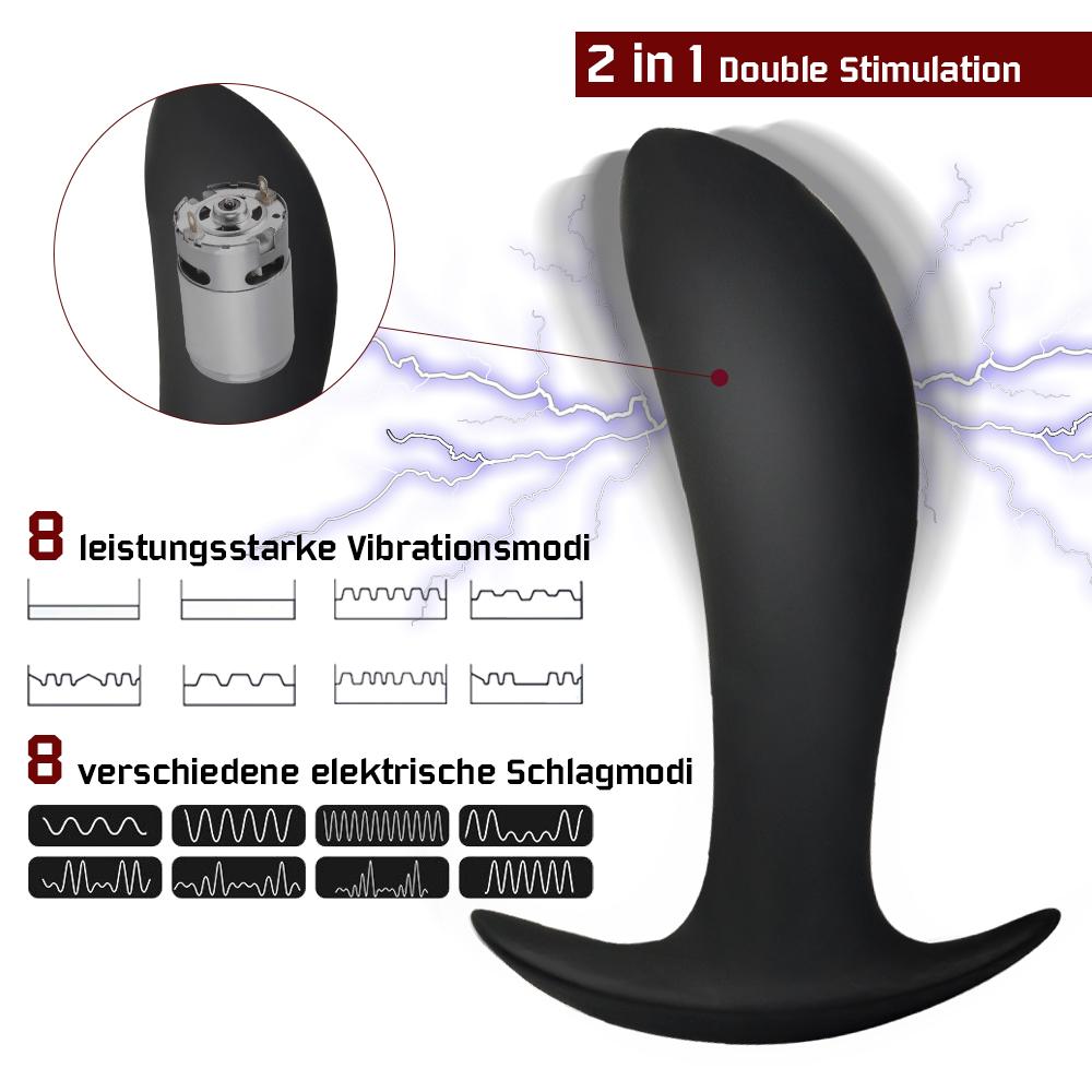 Zeus | Elektrostimulation Prostata Vibrator mit Fernbedienung für Mann