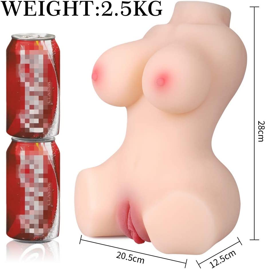 2.5 KG Silikone Ganzkörper Wählen Sie mit hautähnlicher Textur Taschenmuschi Mit Vagina Anal Erotik