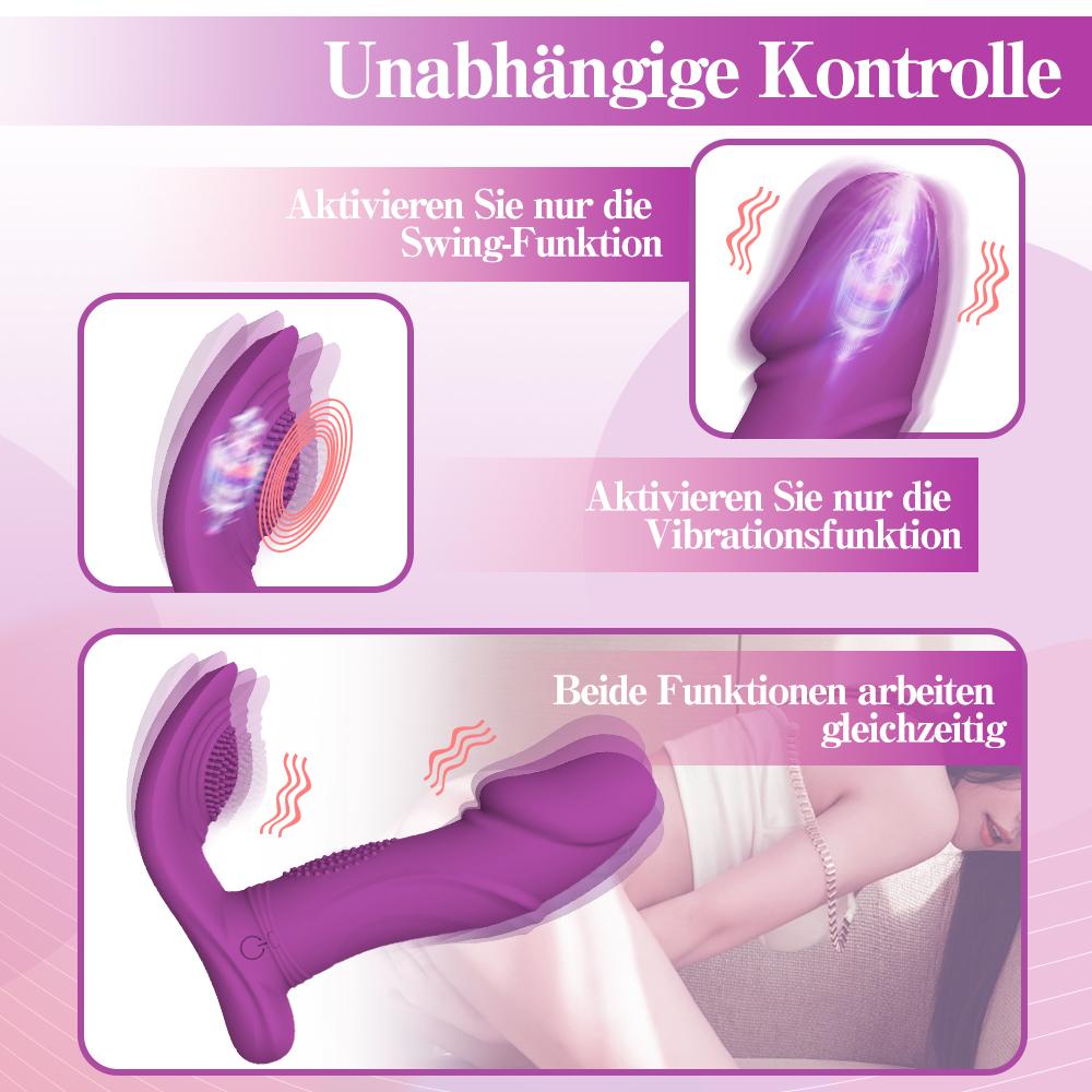 Raphael | Tragbarer G-punkt Vibrator & Butterfly mit Swing-Stoßfunktion