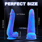 Riesiger dicker Dildo aus Silikon 22.9 cm