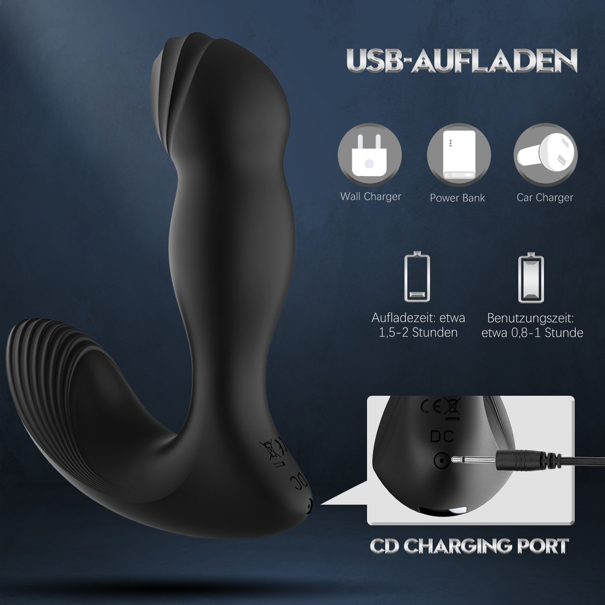 AILE | Analvibrator Prostata Massagegerät & Analdildo für Mann