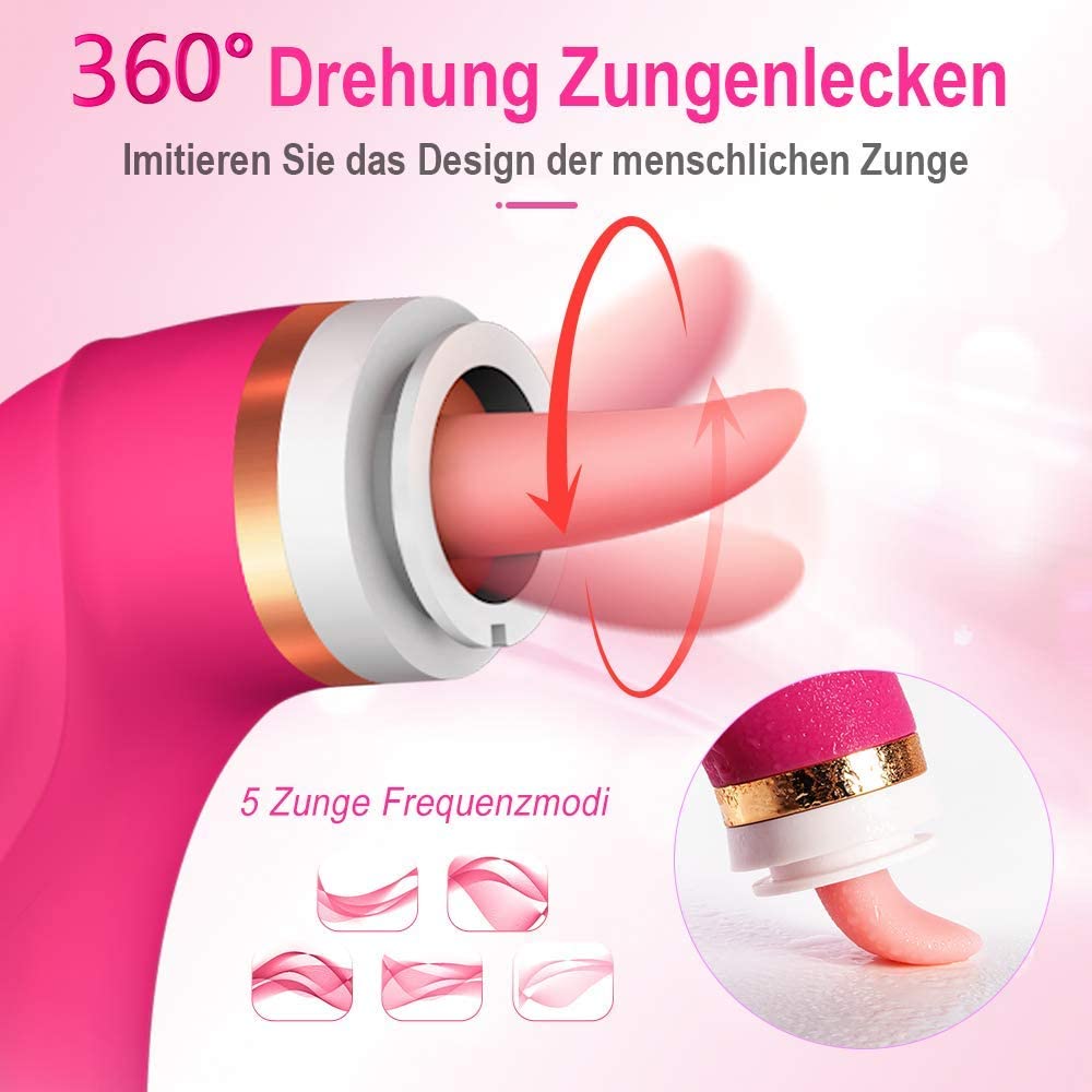 Klitoris Sauger Lecken Vibrator dildo Zunge Lecken Brustwarzen klitoris Stimulation 8 saugen und 5 Zunge modis Sex Spielzeug für Paare vibratoren