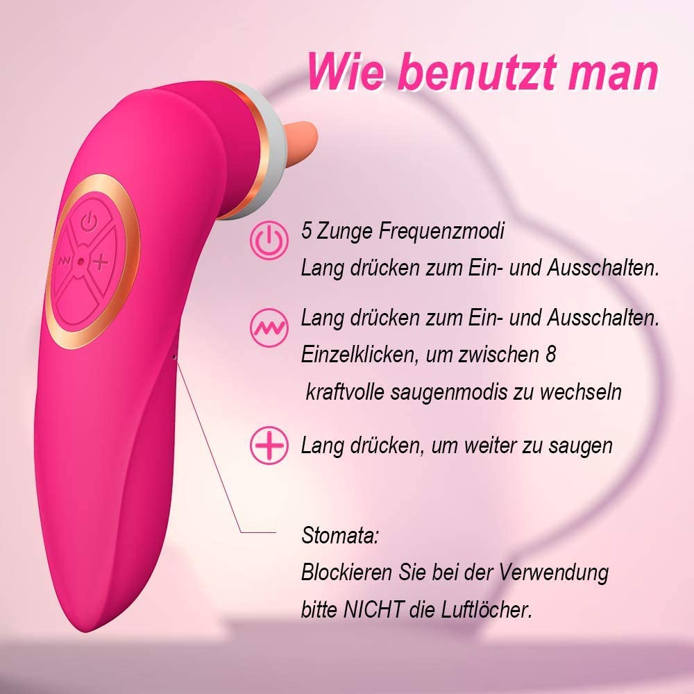 Klitoris Sauger Lecken Vibrator dildo Zunge Lecken Brustwarzen klitoris Stimulation 8 saugen und 5 Zunge modis Sex Spielzeug für Paare vibratoren