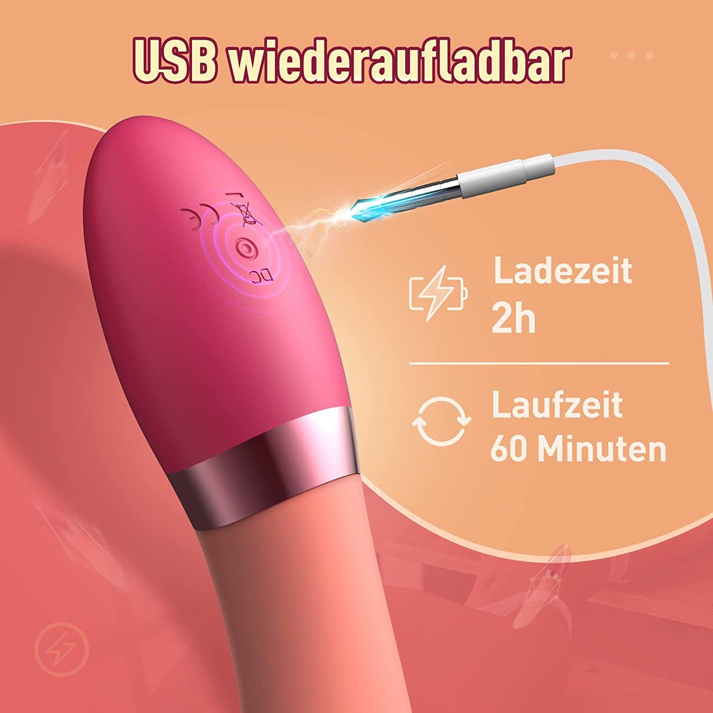 Klitoris Zungenvibrator für sie G-punkt Vibratoren Klitoris Nippel Stimulator mit 10 Schwingvibration