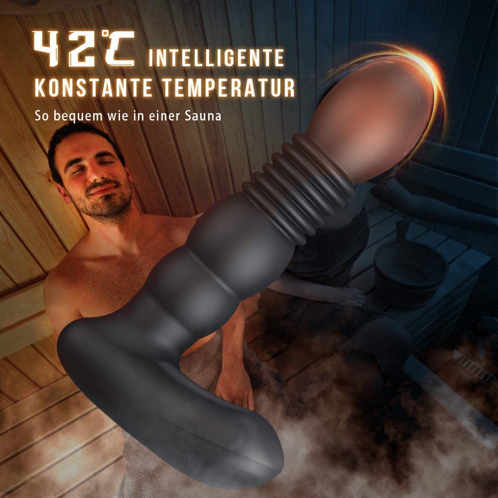 Prostata König 3 IN 1 6 Vibration 3 Stoßen Heizen Analplug Vibrator