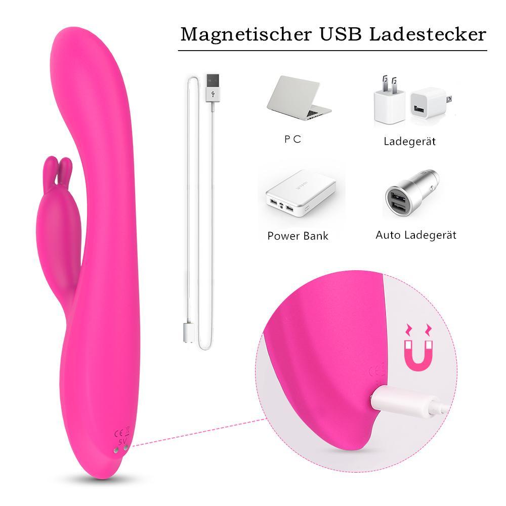 BUNNY | G-Punkt & Kitzler Rabbitvibrator Mit Heizstab