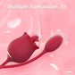 Tulpe | 2 in 1 Klitoris Zungenleckender Vibrator mit vibrierendem Ei