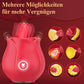 Rose Vibrator mit APP Klitoris Vibratoren Nippel G-Punkt Stimulator mit 9 Leckmodi 9 Vibrationsmodi