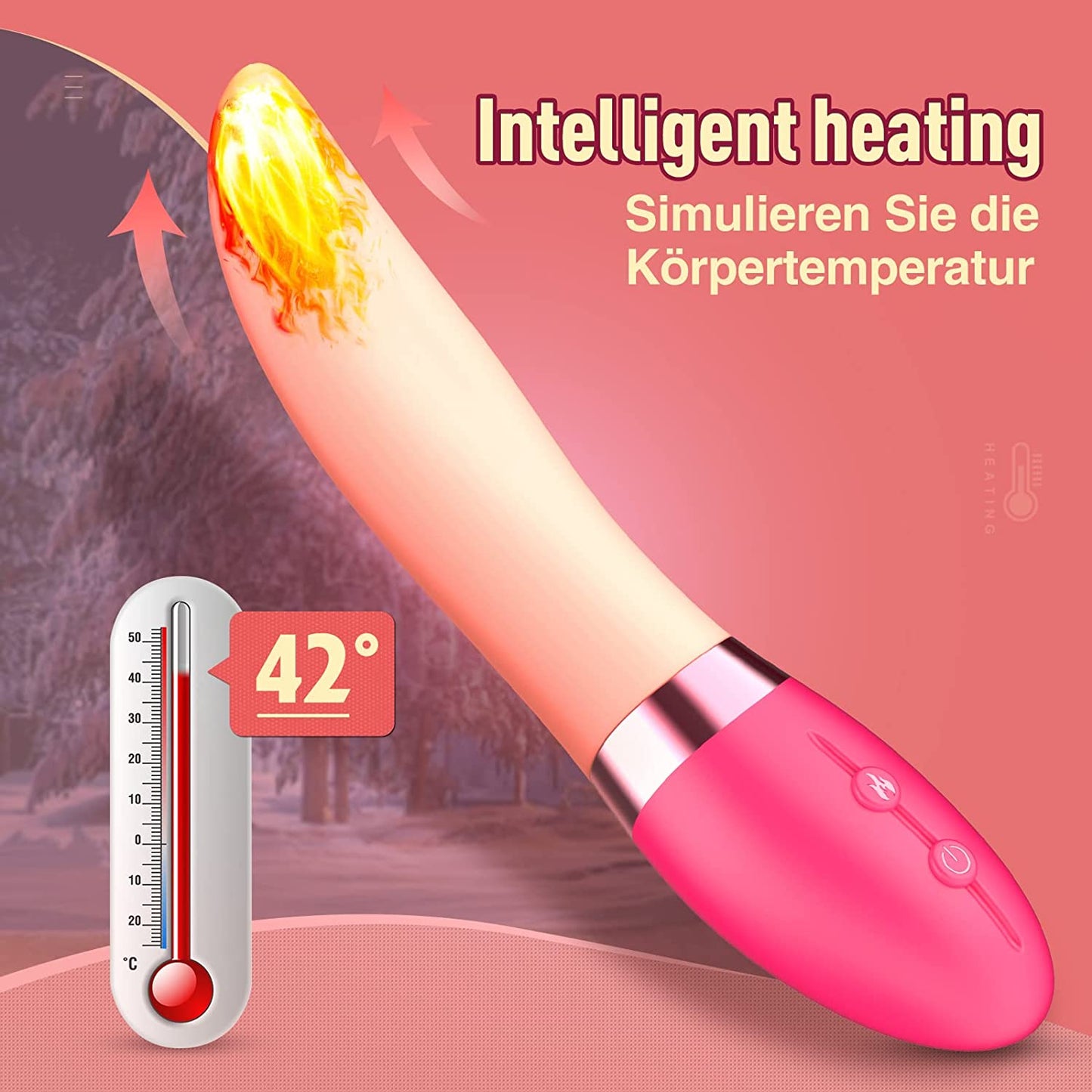 Klitoris Zungenvibrator für sie G-punkt Vibratoren Klitoris Nippel Stimulator mit 10 Schwingvibration