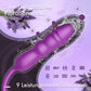 9 Stoßfunktion & 5 Vibrations Vibratoren für Sie Klitoris und G-punkt Bullet Dildo Anal Vibrator