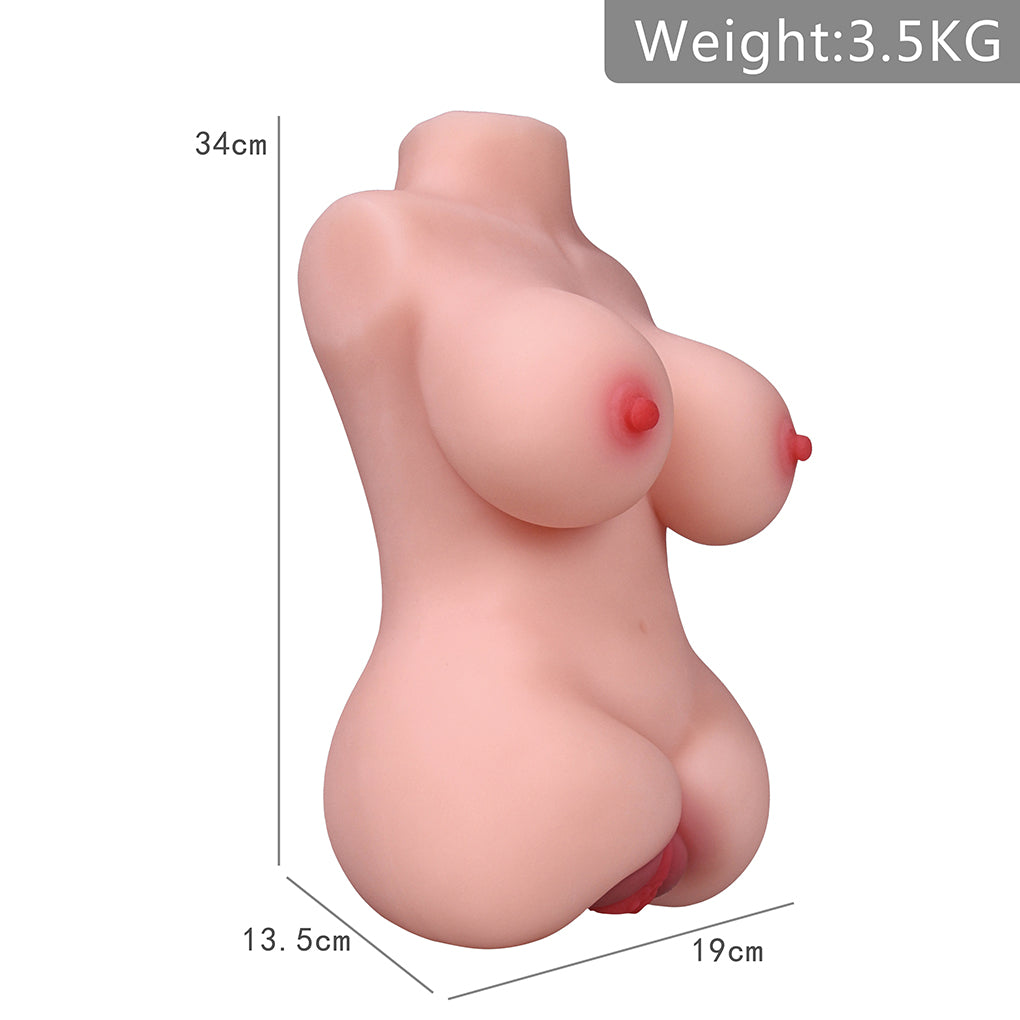 3.5KG 3 IN 1 Doggystyle Realistischer Sexpuppe