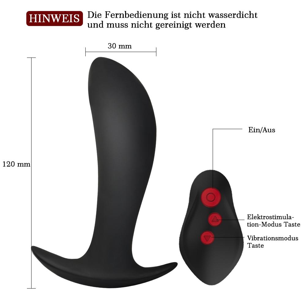 Zeus | Elektrostimulation Prostata Vibrator mit Fernbedienung für Mann