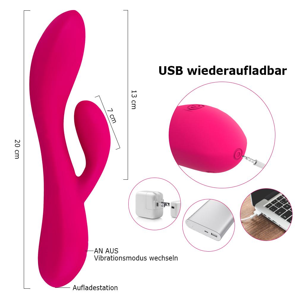 Nina | Klitoris- und G-Punkt-Vibrator mit 10 Vibrationsmodi