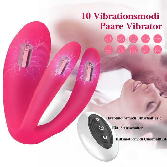 Dreizack R | 3 Motoren Klitorisvibrator 10 Modi für Paare und Frauen