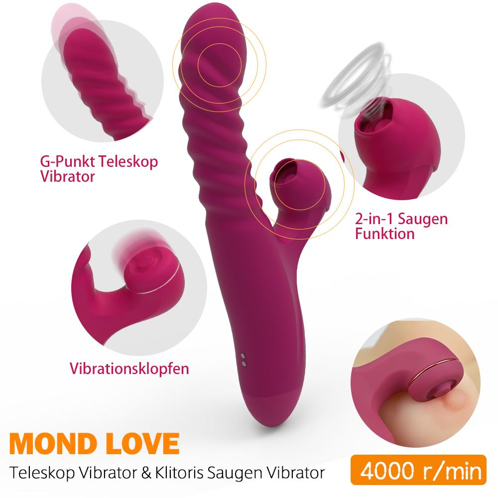 Mondmia | G-Punkt Klitoris Vibrator mit Intelligenter Heiz- und Teleskopfunktion