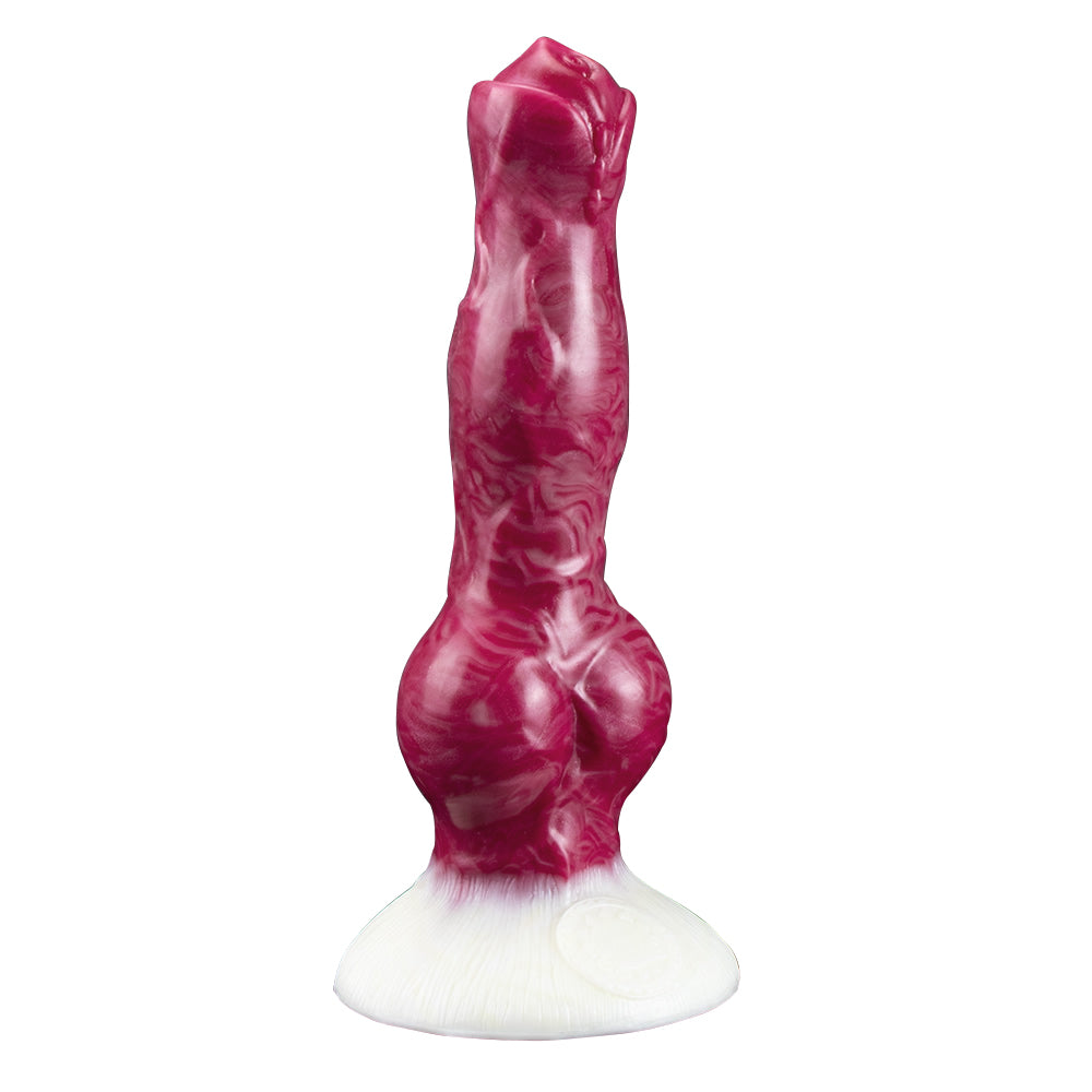 Garm - Platinum Silikon Fantasy Wolf Knot Dildo 20,98 CM