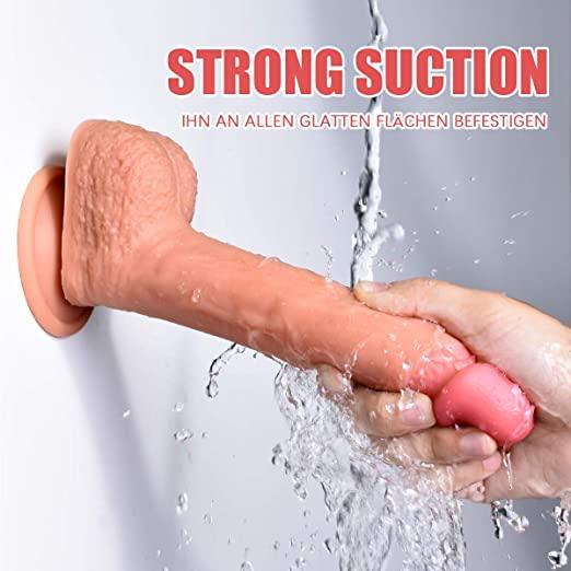 MACHO Realistic Stoßvibrator Mit Saugnapf